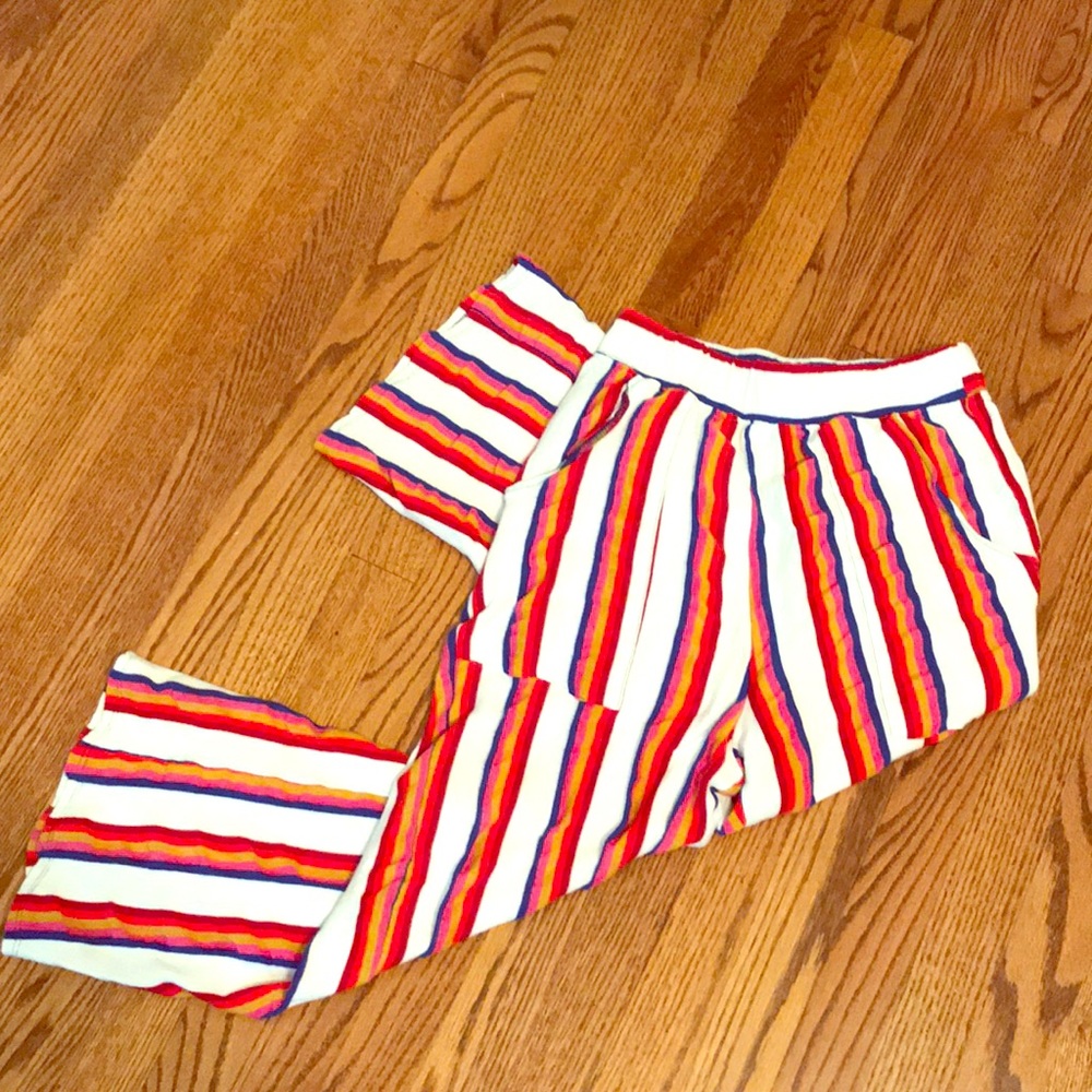 Free People Rainbow Capris